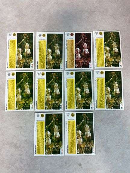 Michael Jordan Upper Deck holograms 10 count