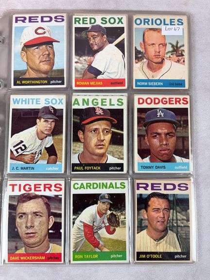 1964 Topps BB 54 Card Lot - Nice EX to EXMT