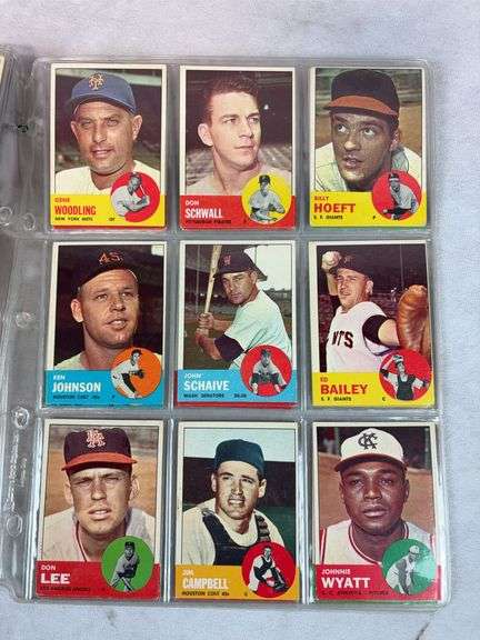 1963 Topps BB 50 Card Lot - Nice - EX- to EXMT