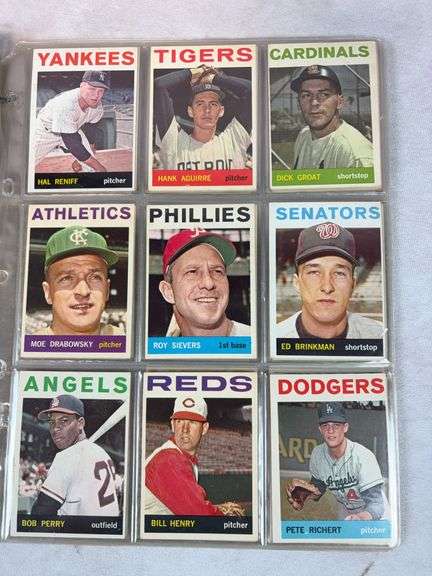 1964 Topps BB 54 Card Lot - Nice EX to EXMT