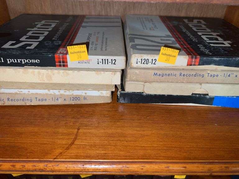 Assortment of Recording Tape