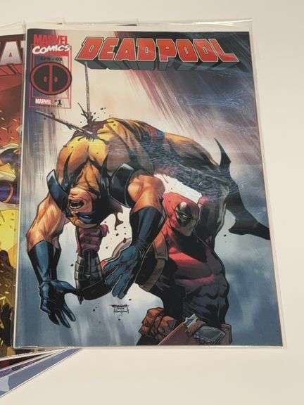 (3) Marvel Deadpool Comics and (3) Marvel Deadpool & Wolverine Comics