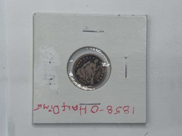 1858-O Liberty Seated Half Dime