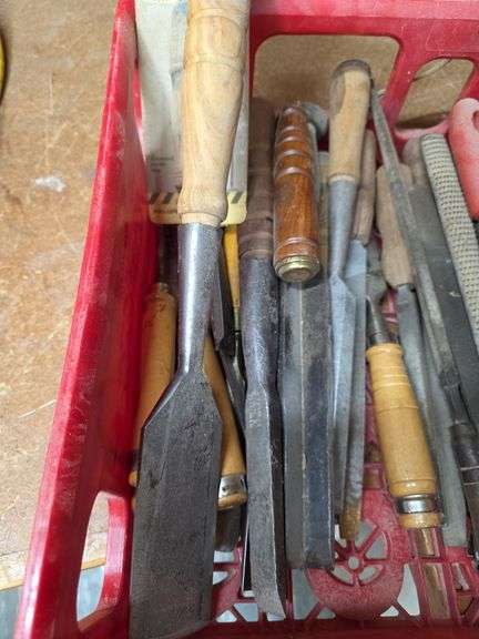 Assortment of chisels