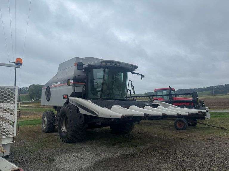 Gleaner R65 Combine with Corn & Grain Heads