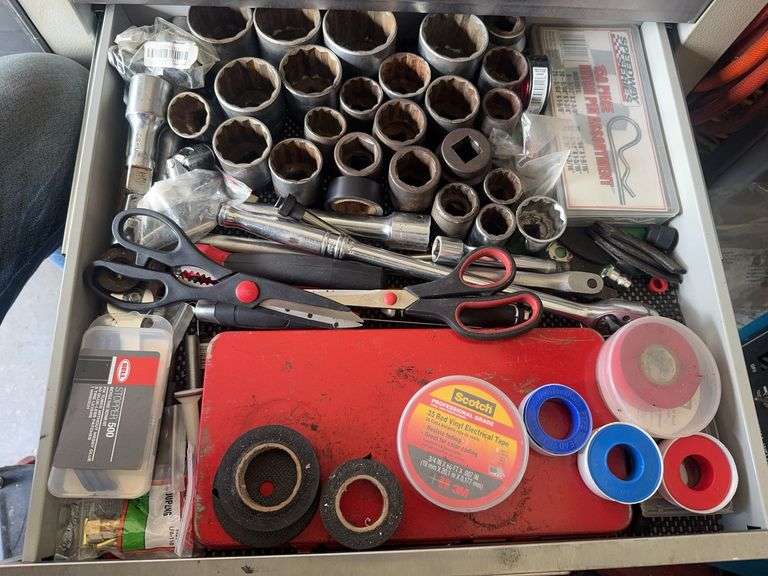 Drawer of Sockets, Repair Tools