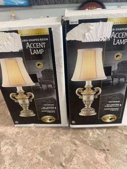 2 Matching Hampton Bay Accent Lamps