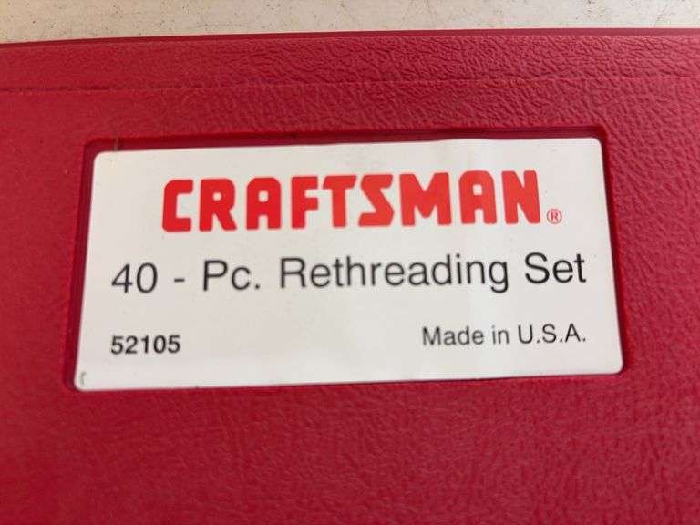 Century battery charger, rethreading set, and rotozip tool