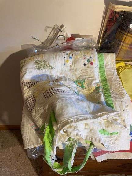 Quilt - torn, blankets, and other cloth