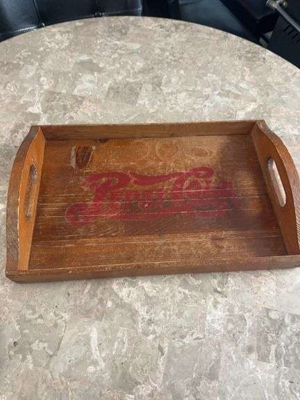 Pepsi Cola Wooden Tray