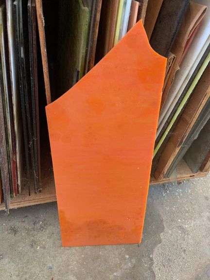 Large amount of stained glass pieces - large pieces are 24x26