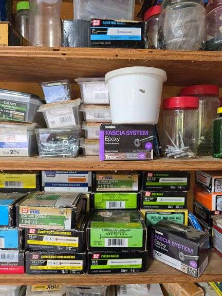 Nails, wire nuts, screws