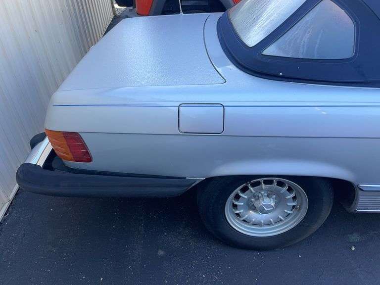 1980 Silver 2D 450SL Mercedes Benz