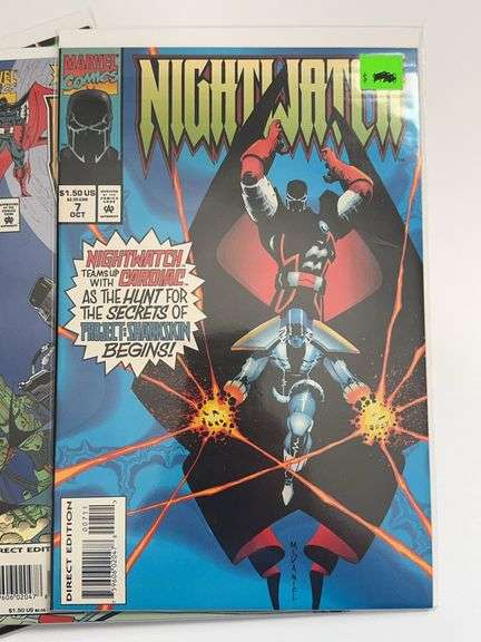(6) Marvel Nightwatch Comics (#’s 3, 4, 6, 7, 8, and 9)