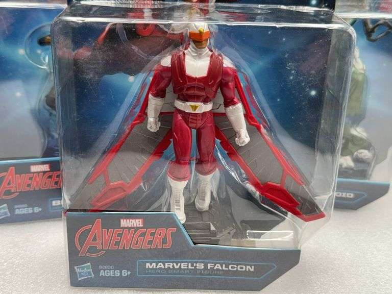 Disney Hasbro Playmation Figures Marvel’s Falcon Super Adaption And Black Widow