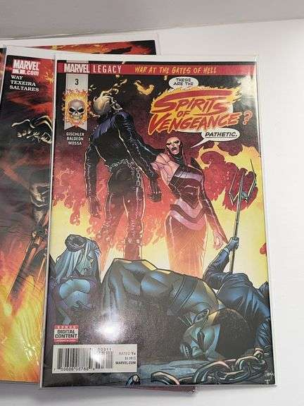 Marvel Blade, Spirit of Vengeance, Moonknight, and Midnight Sons Comics (15 Comics Total)