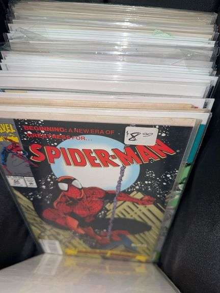 Large Assortment of Marvel Wolverine, Ghost Rider, and Spiderman Comics