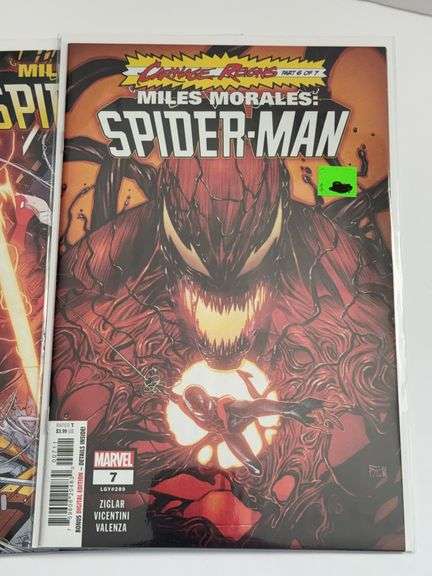 (6) Marvel Miles Morales Spiderman Comics (#’s 3, 4, 5, 6, 7, and 11)