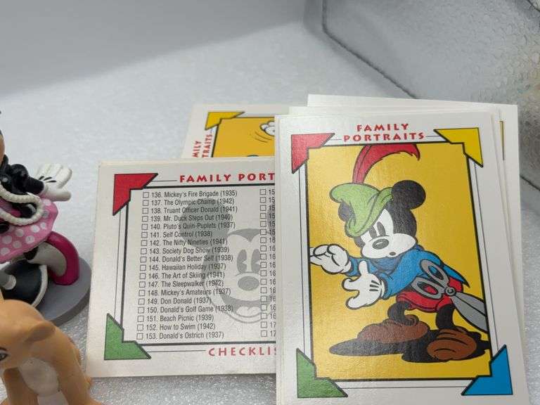 Disney Figures and Cards