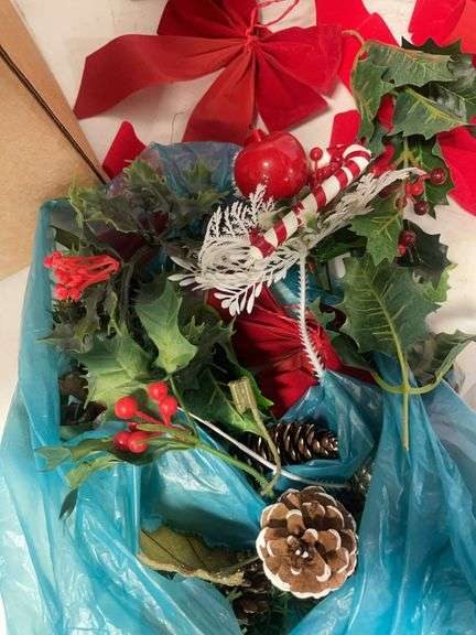 (2) boxes of Christmas items