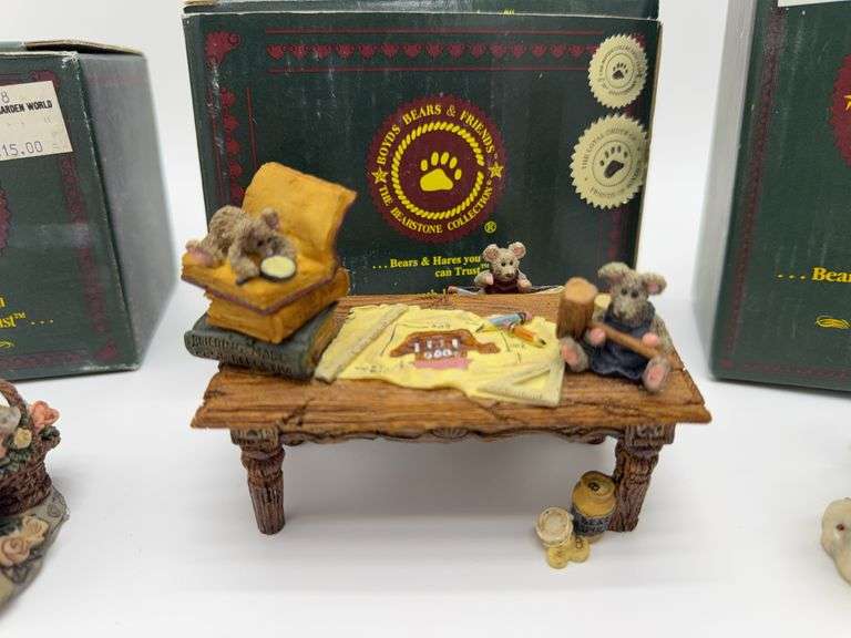 3 Boyds Bears From the Bearstone Collection