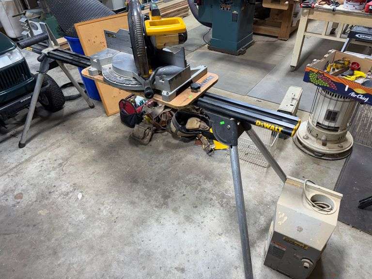 DeWalt Electric DW705 12" Compound Miter Saw w/ Saw Stand