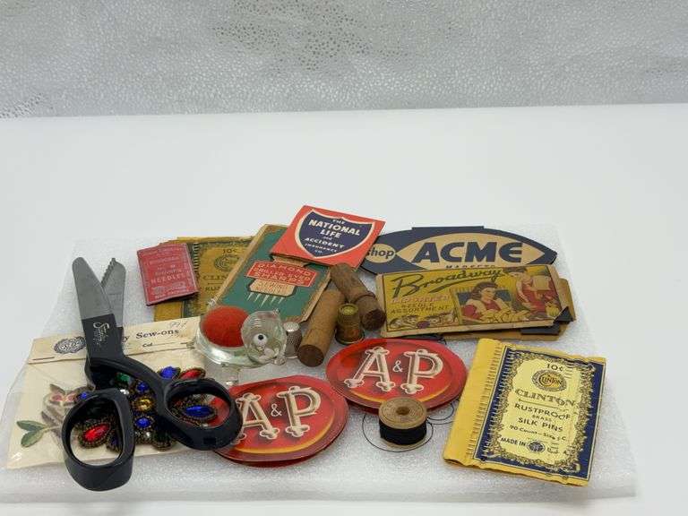 Sewing Items With Antique Sewing Needles