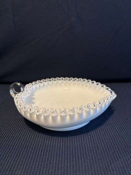 Fenton Silver Crest Handled Relish