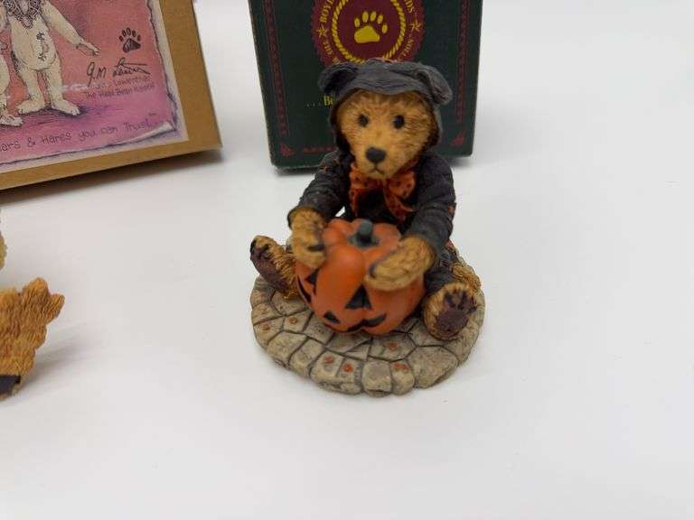 2 Bearstone Bears & 1 Shoe Box Bears (Boyds Bears With Boxes)