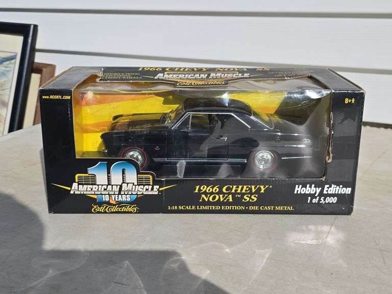 ERTL 1966 CHEVY NOVA 1:18 SCALE DIE CAST CAR IN BOX