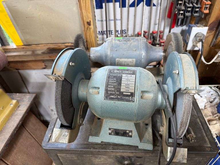 (2) Electric Bench Grinders