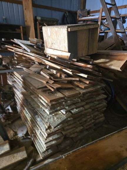 Large pile misc lumber