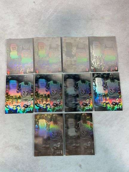 Michael Jordan Upper Deck holograms 10 count