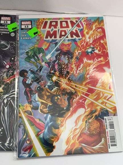 (6) Marvel Iron Man Comics (#’s 10, 12, 13, 15, 20, and 21)