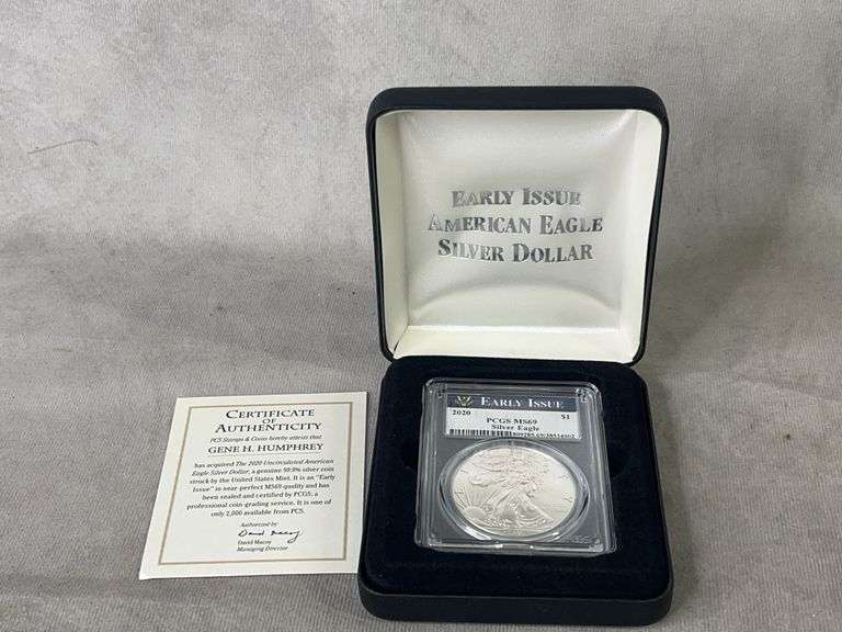 2020 Early Issue American Silver Eagle PCGS MS69