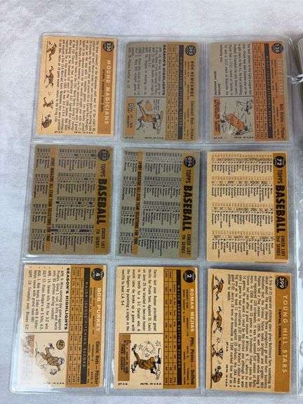 1960 Topps 100+ Card Mid Grade Starter Set