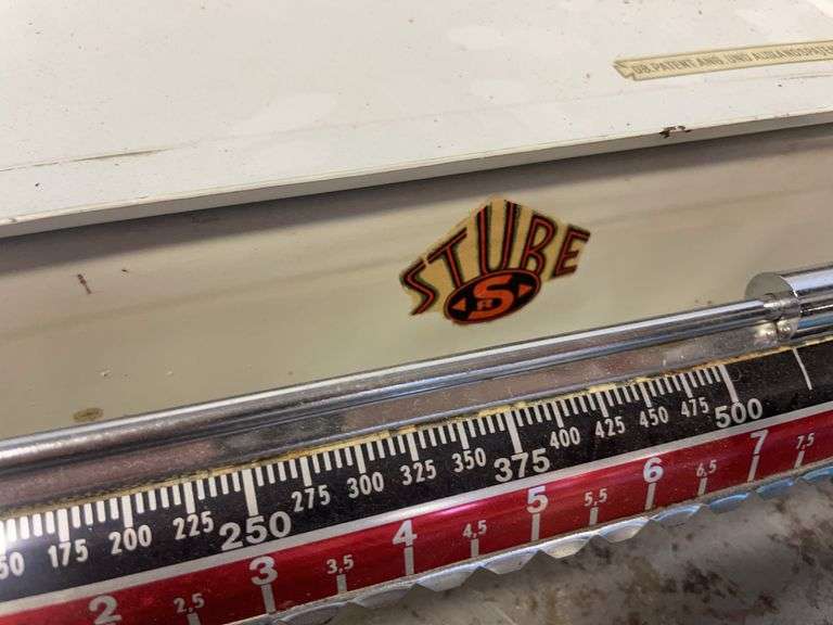 Antique items - scale, pitcher, and more