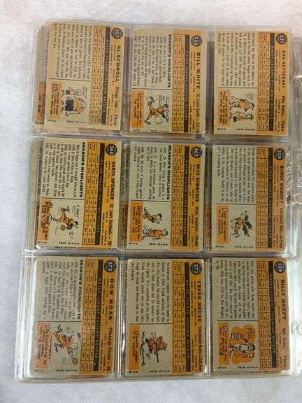 1960 Topps 100+ Card Mid Grade Starter Set