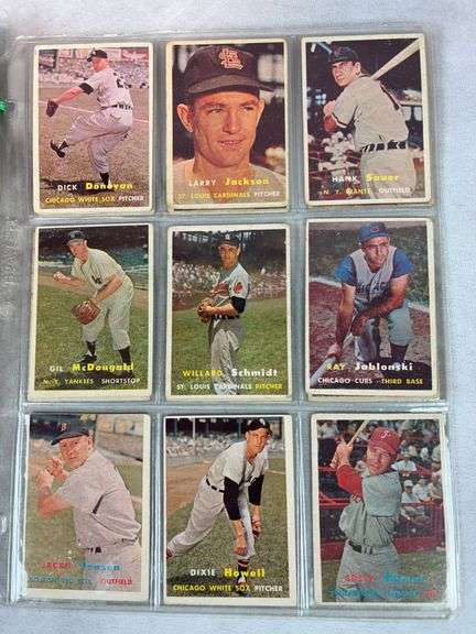 1957 Topps Series 1-3 BB 32 Card Nice Lot - EX+