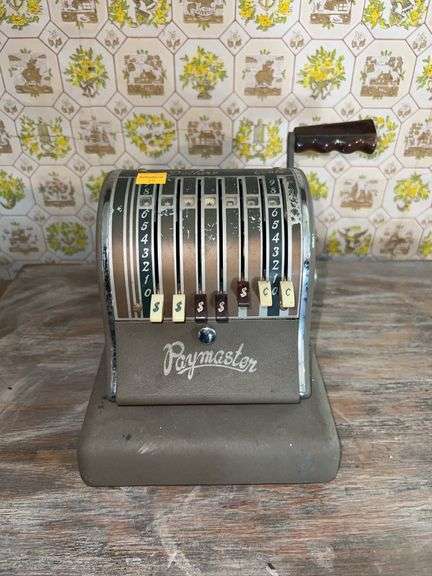 Paymaster Vintage Check Writer