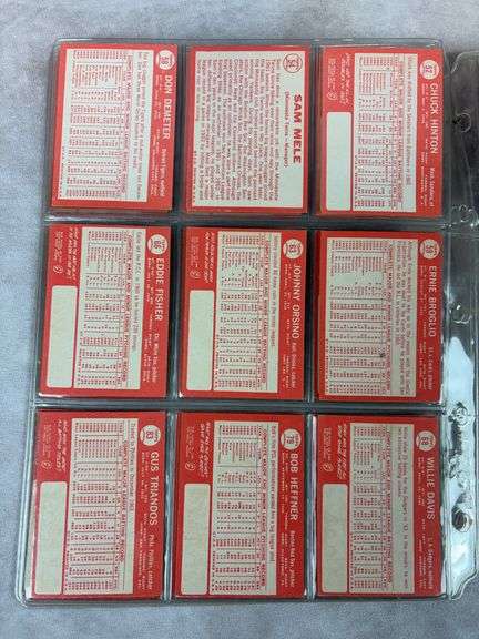 1964 Topps BB 54 Card Lot - Nice EX to EXMT