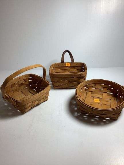 3 Longaberger Baskets