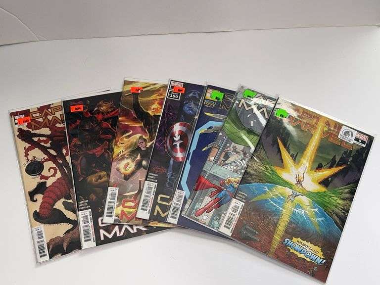 (7) Marvel Captain Marvel Comics