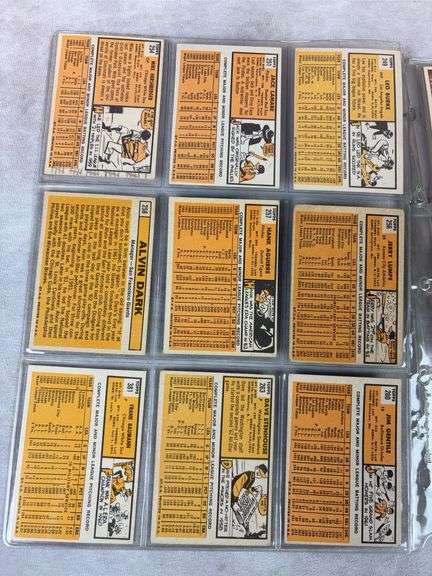 1963 Topps BB 50 Card Lot - Nice - EX- to EXMT