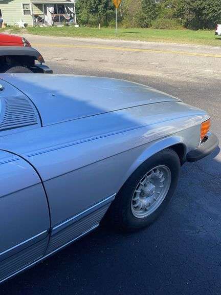 1980 Silver 2D 450SL Mercedes Benz