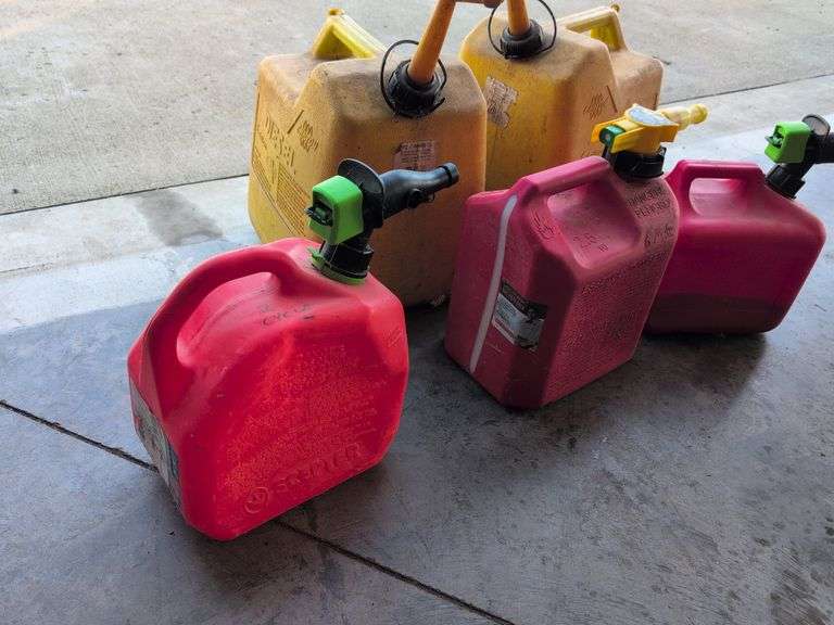 (5) gas cans - see photos