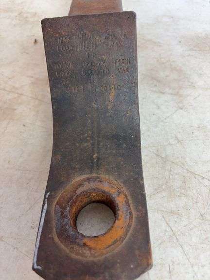 (3) drop mount hitches, (1) with 2" ball hitch