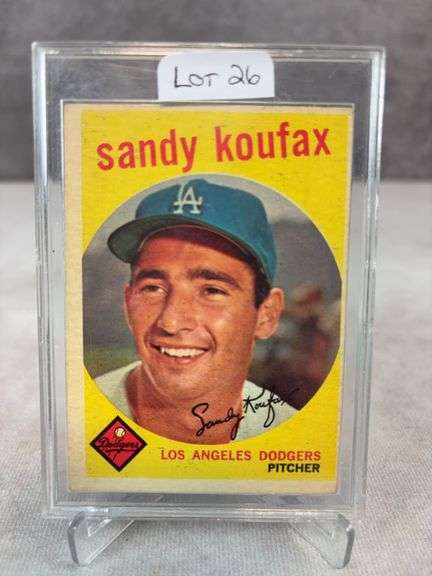 Sandy Koufax - 1959 Topps #163 - Nice Card - EX+