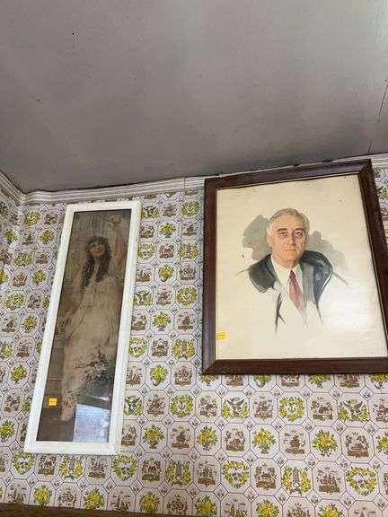 (2) Vintage Framed Prints