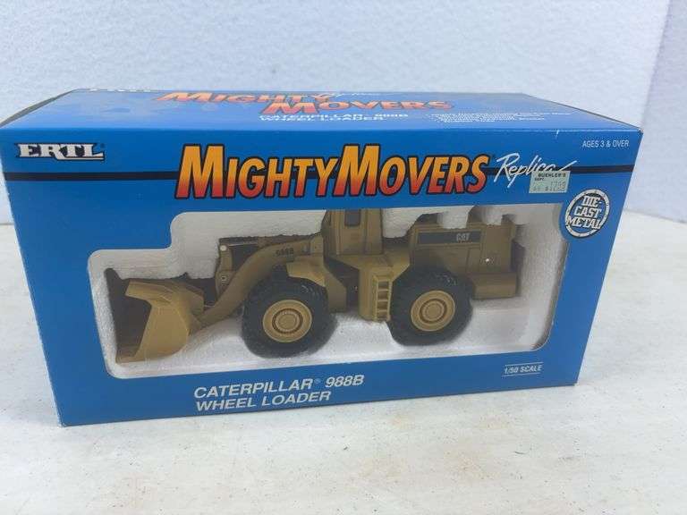Ertl Mighty Movers Caterpillar 988B Wheel Loader, 1:50 Scale